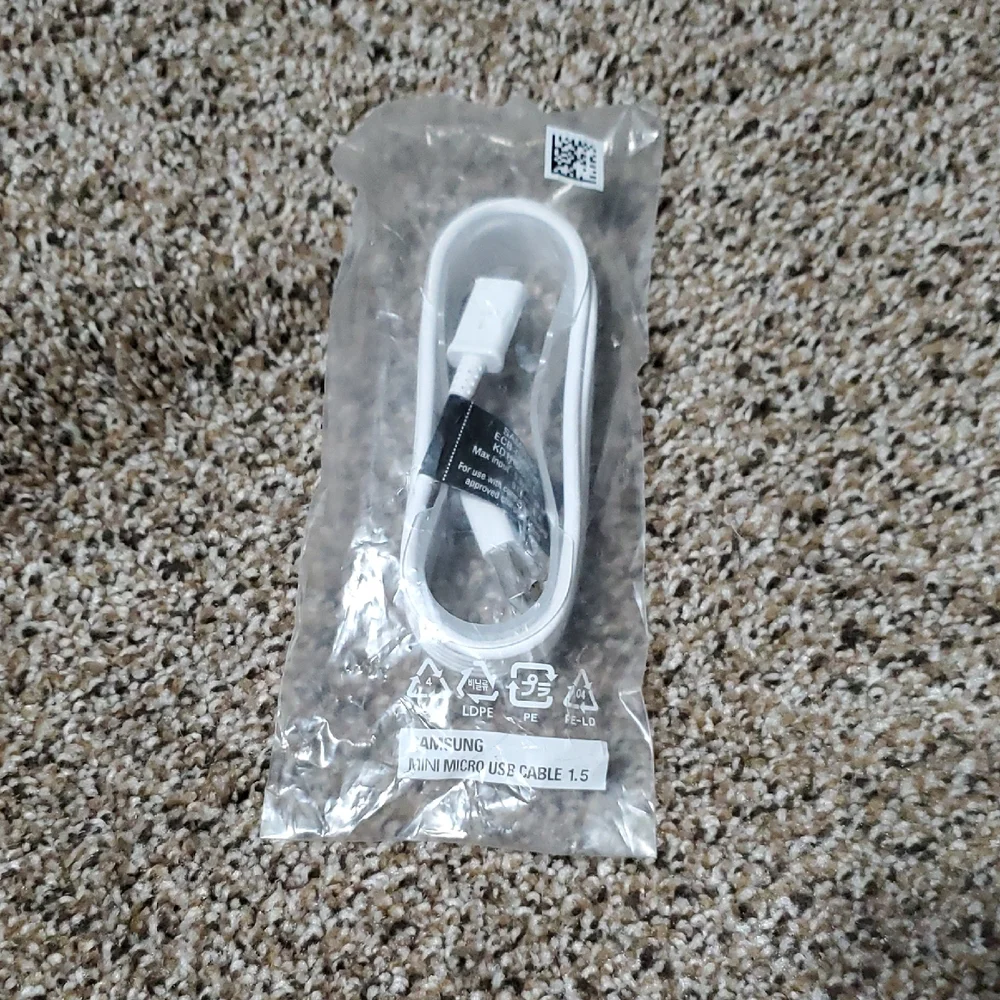 Samsung Classic White Micro USB Cable